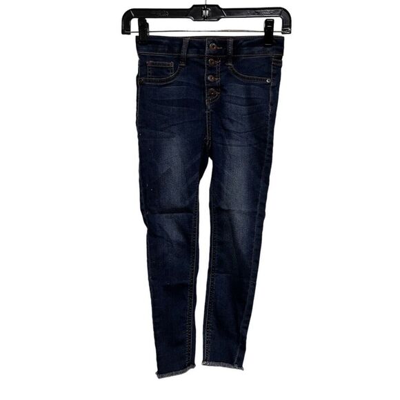True Craft Girls Size 7 Jegging Distressed Jeans w/adj waist BFA-C‎ - Picture 1 of 10